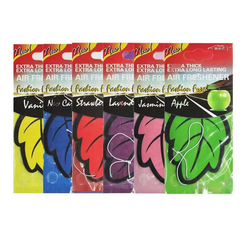 6/12PCS Car Air Freshener Smell Car Perfume For Car Interior Accessories Air Freshener Customization
