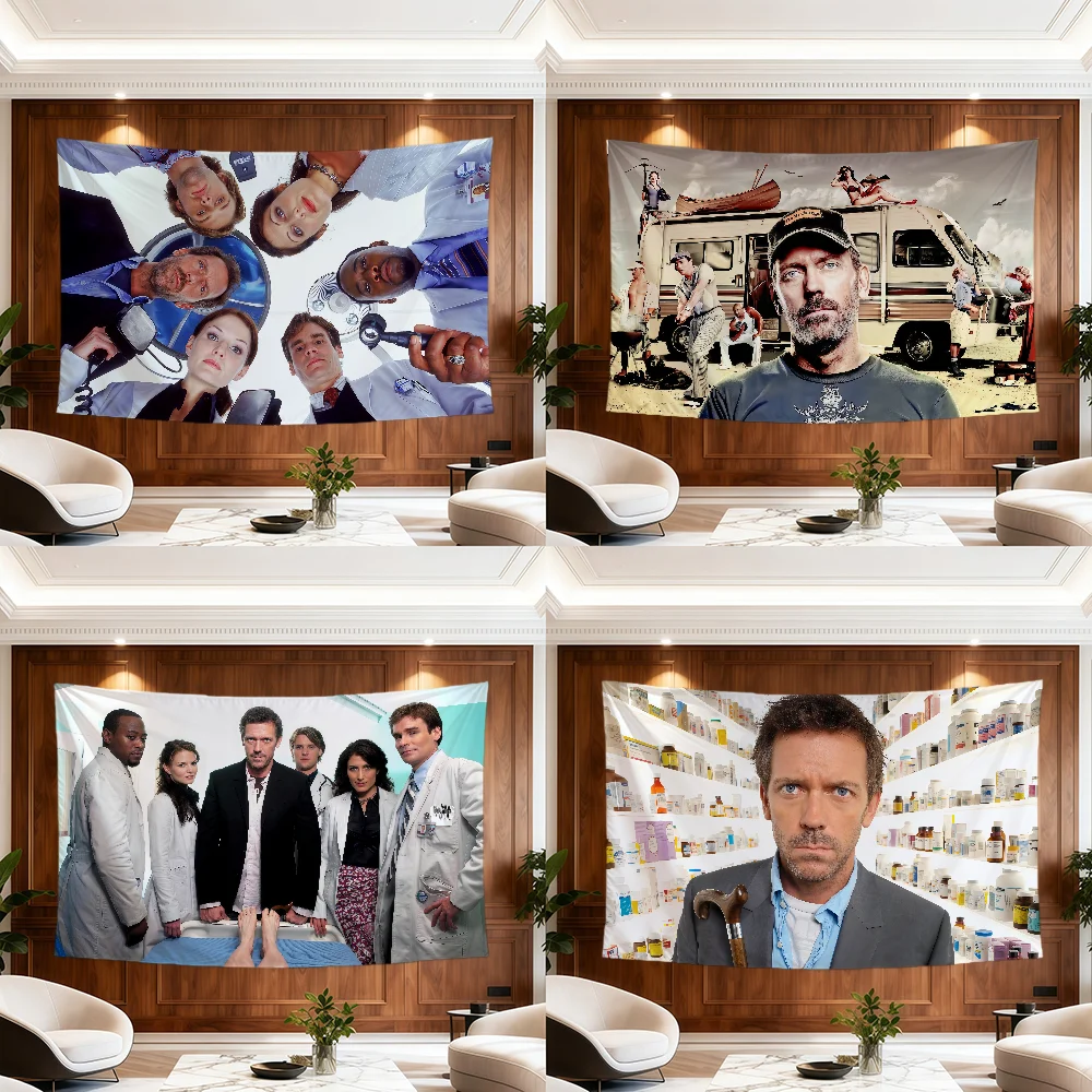 Classic TV h-House The Doctor flag For Room Dorm Camp Party Garage Bar Picnic hogar home Decor Banner Wall Hanging Gift