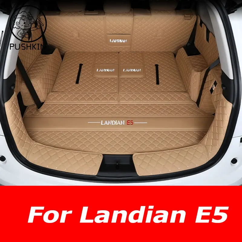 Car Trunk Mat For DFSK Landian E5 NEV 2023 2024 2025 2026 7seat Fully Luxury Rear Cargo Tray Car Accessories