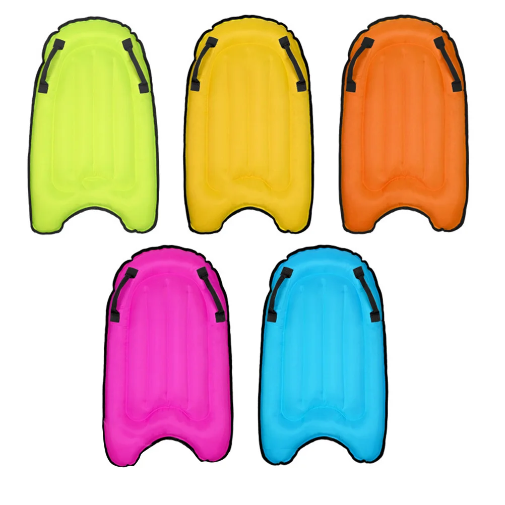 Orangefarbene aufblasbare schwimmende Liege aus strapazierfähigem, verdicktem PVC für Pool, Strand, Lounge-Partys, Spaß für Kinder und Erwachsene