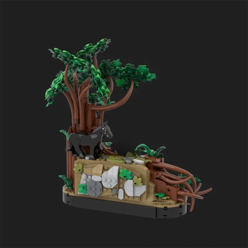 847 قطعة MOC Nazg L أول لقاء نموذج اللبنات هدية الكريسماس لعبة الهندسة المعمارية تجميع لتقوم بها بنفسك فكرة الإبداعية التعليم #5