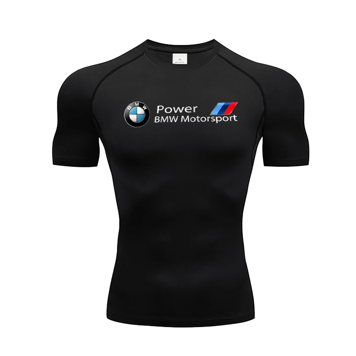 Heren Workout Compressieset Y2K is slechts een BMW Gedrukt Gym T-shirt Ademend Sneldrogend Sport-uitslagbescherming trainingspakset