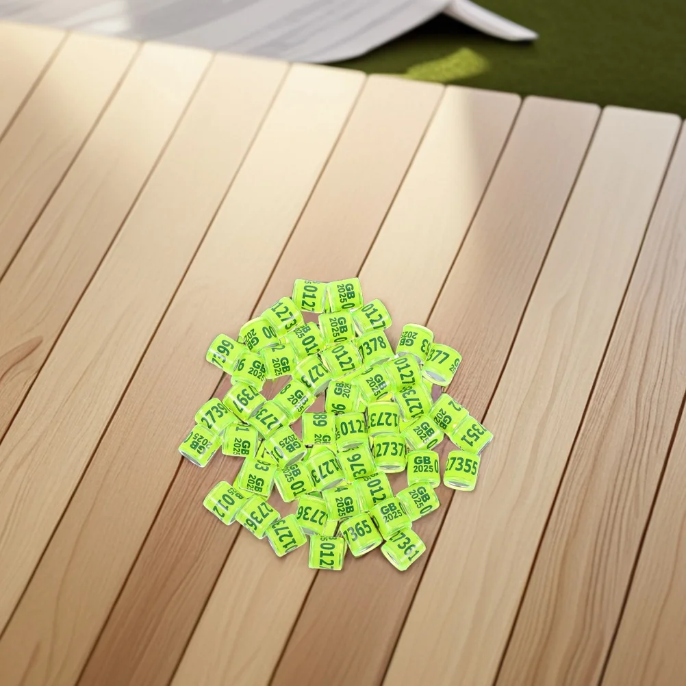 

10pcs Pigeon Rings Numbered Bird Leg Bands For Racing Pigeons Dove Foot Rings Identification Poultry Leg Bands 2025 Standard