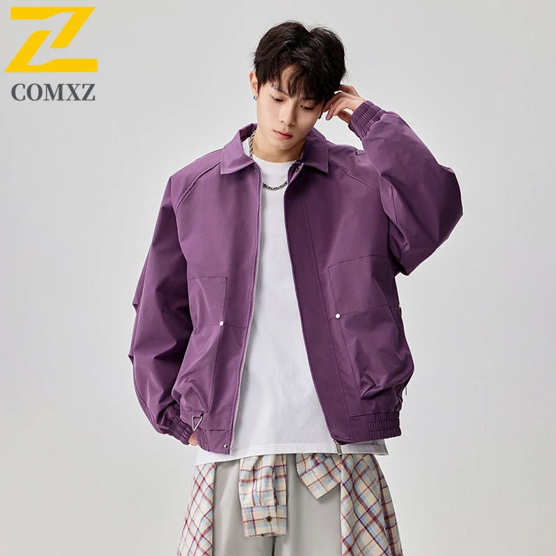 

Versatile Jacket 2025 Autumn New Men Casual Camping Cycling Workwear Hiking Loose Fit Multi Pocket Lightweight​ Outerwear