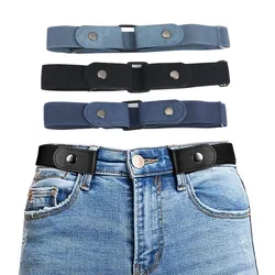 Buckle-Free Adjustable Elastic Stretch Belt, No Buckle Invisible Belt for Men Women Casual Jean Pant Dress, No Hassle Waist Belt