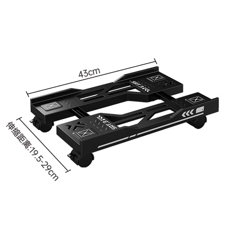Host Bracket For Computer Mobile PC Holder Cart Computer Tower Stand Adjustable A