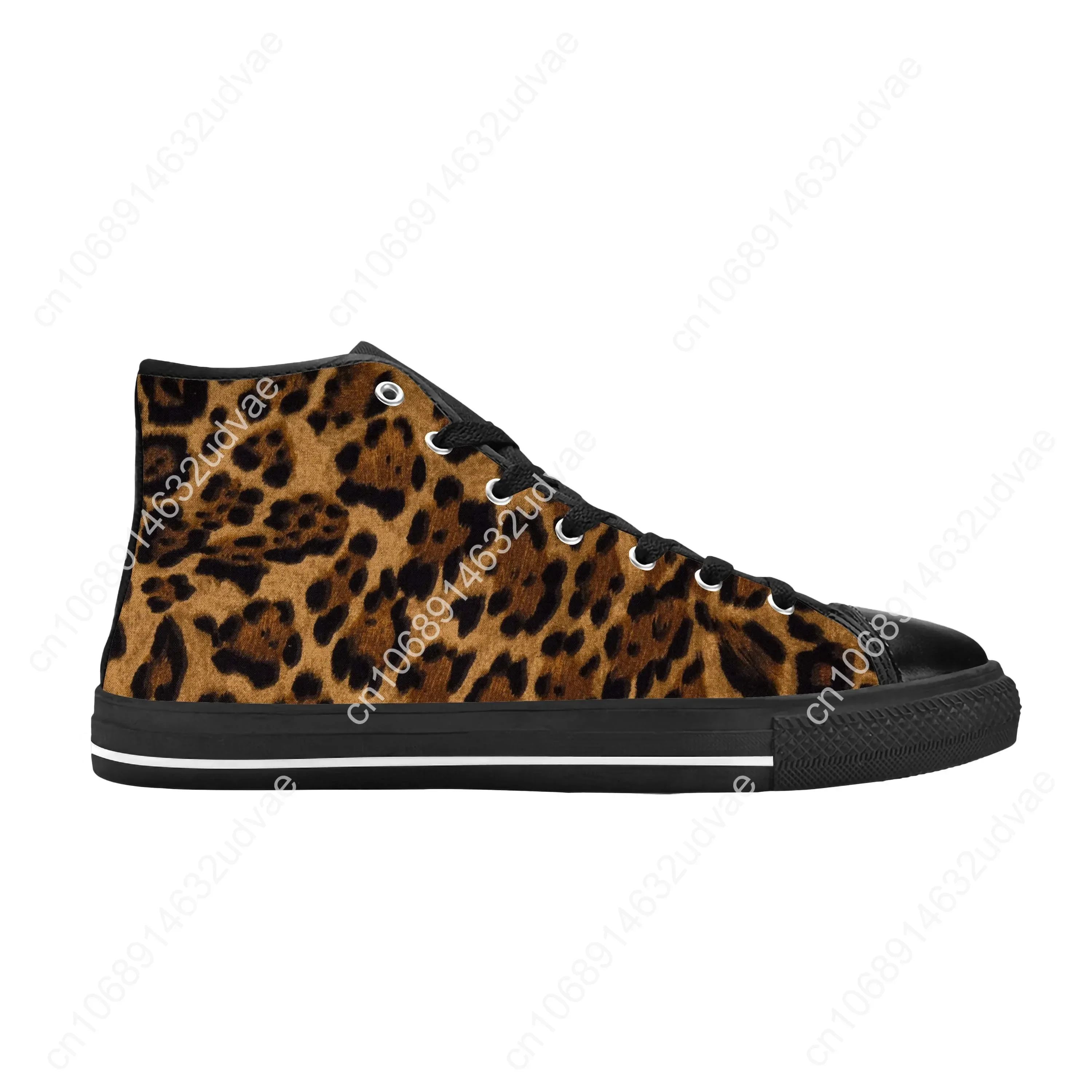 Animal Panther Leopard Print Skin Pattern Fashion Casual Cloth Shoes High Top Comfortable Breathable 3D Print Men Women Sneakers