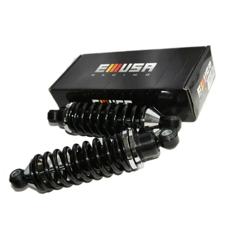 1 Pair Rear Street Rod Coil Over Shock W/250 Pound Black Coated Springs