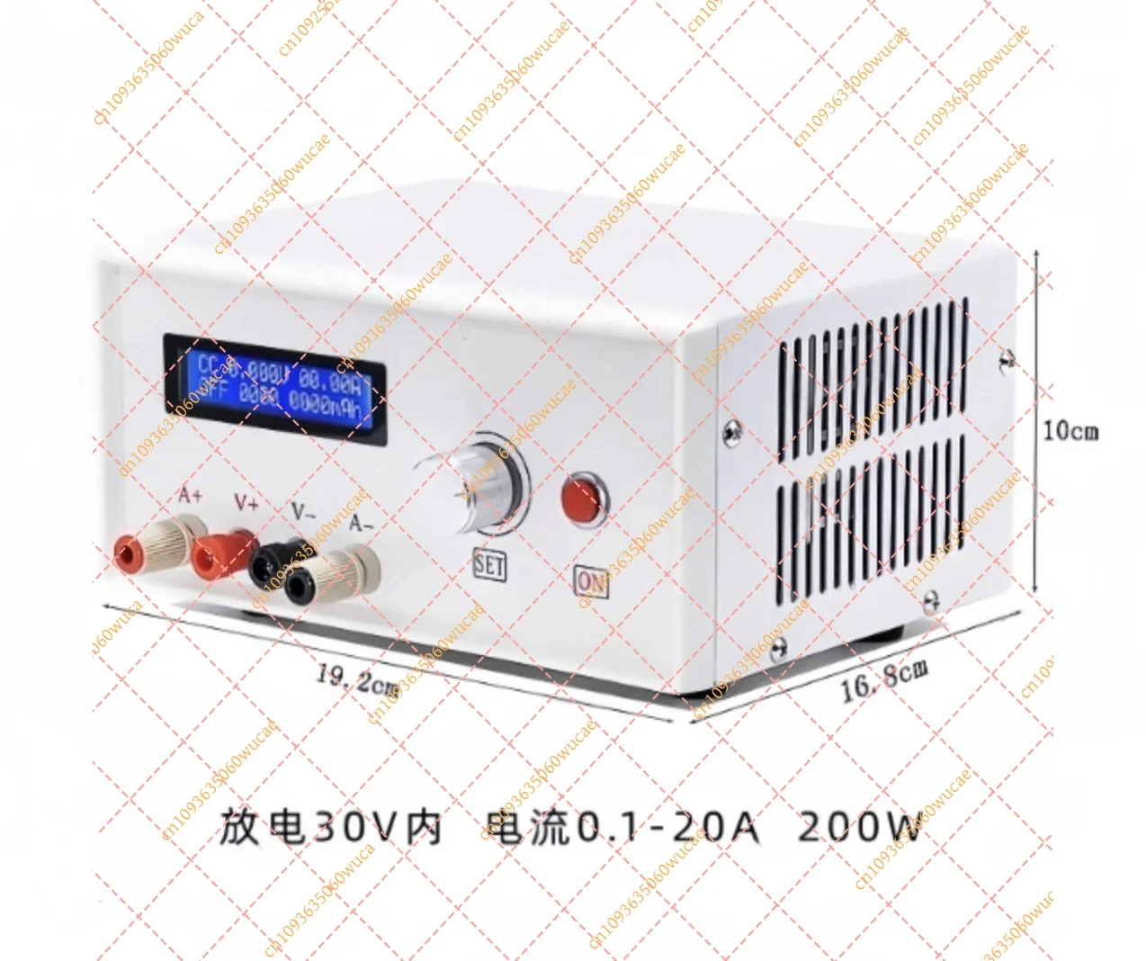 110/220V Electronic Load Battery Discharge Tester 72V LiFePO4 Capacity Test Equipment Power Supply Charging Analyzer Tool