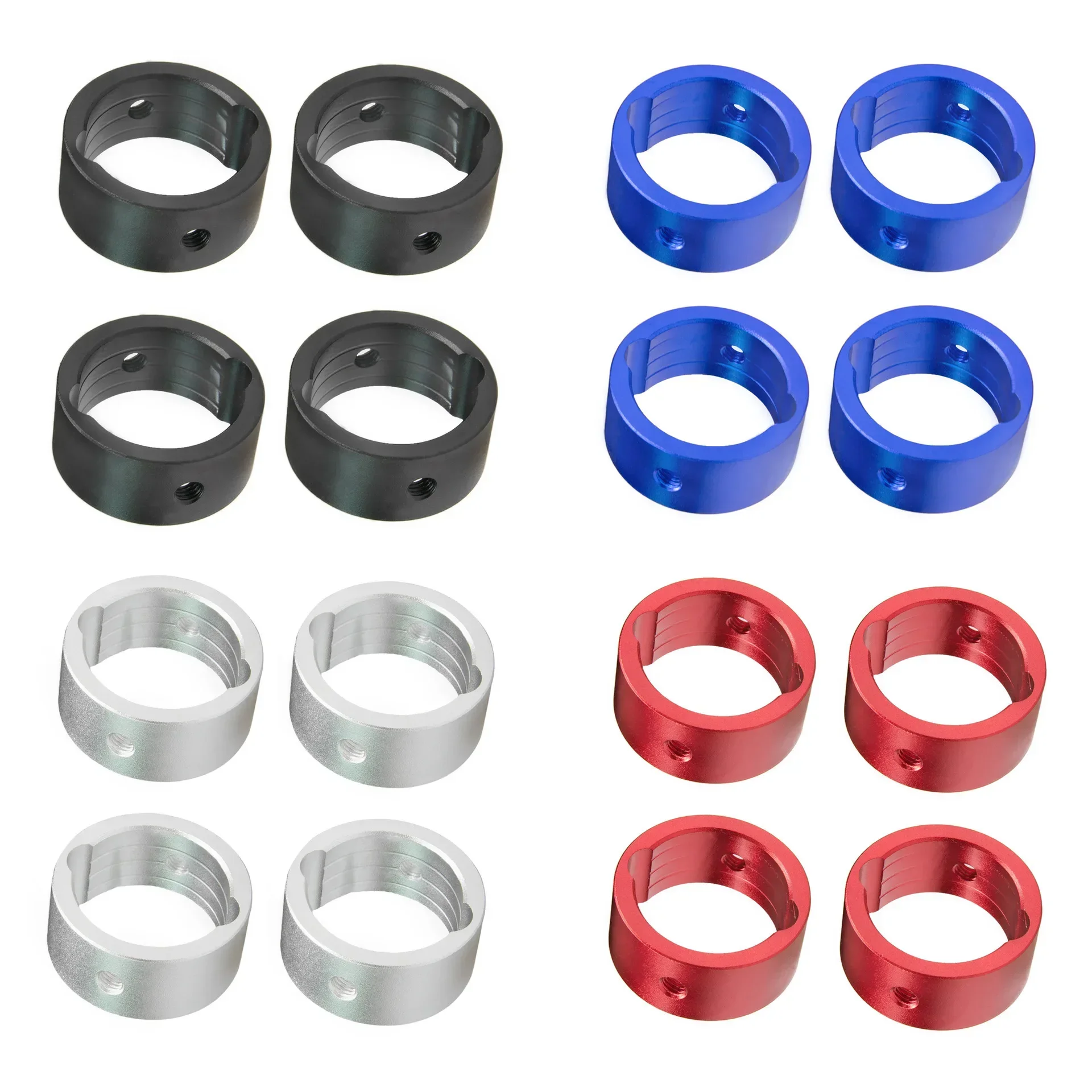 4pcs Metal Differential Drive Cup Sleeve Drive Cup Reinforcement Ring for Traxxas 1/5 X-MAXX 1/6 XRT RC Car Upgrade Parts