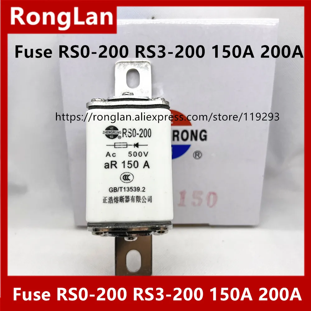 Masahiro RS0 150A 200A 500V Fuse RS0-200 RS3-200 150A 200A RSO RS0-200  Fast-Acting Is Melting-5PCS/LOT