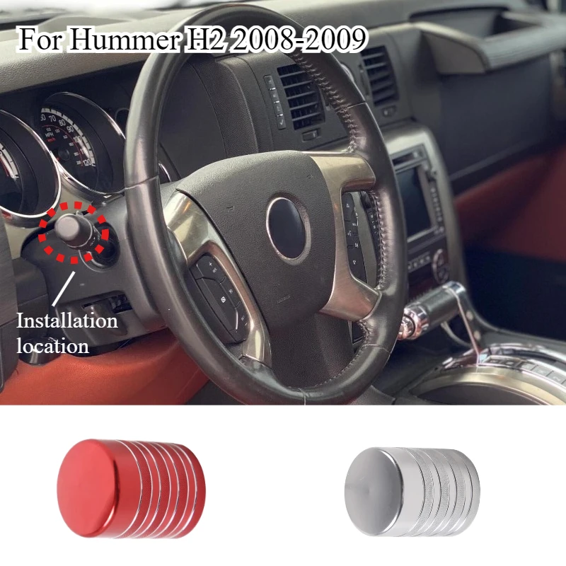 

Aluminum Alloy For Hummer H2 2008-2009 Car Wiper Rod Protection Trim Cover Car Interior Accessories Silver/Red