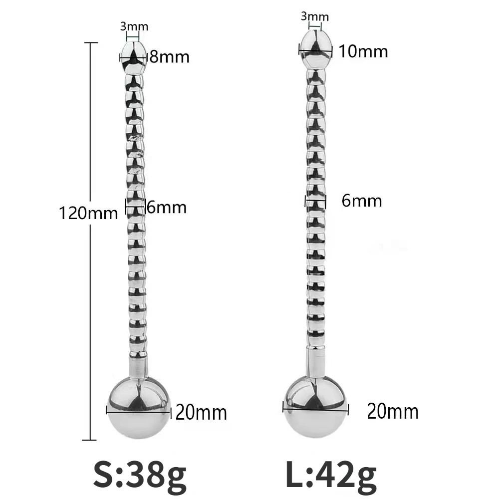 Stainless Steel Hollow Urethral Stimulator Plug Penis Plug Urethra Stimulate Dilator Male Masturbator Erotic Sex Toys for Men