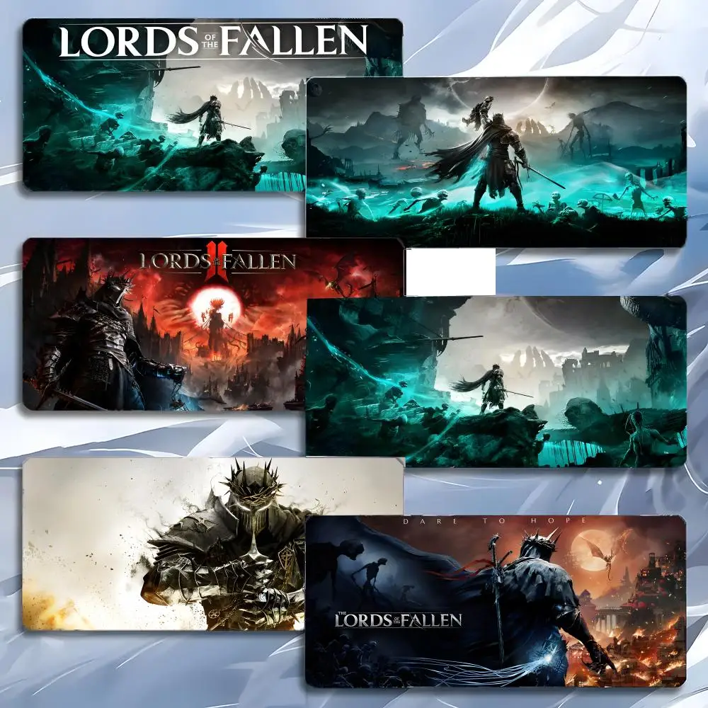 game dark fantasy L-Lords of the Fallen Mouse Pad Mousepad Large Gaming LockEdge Thickened PC Table Desk Mat