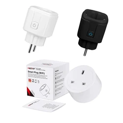 Miboxer Tuya WiFi Smart Plug 16A Socket UK EU SWE01 SWK01 funzione di temporizzazione del Monitor di alimentazione funziona con Alexa Google Home APP Control