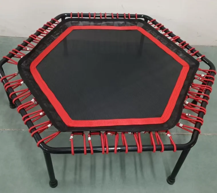 

450Lbs Capacity Mini Trampoline Quiet Indoor Rebounder Exercise Trampoline Fitness Workout, Safe Low-Impact Bounce 2025