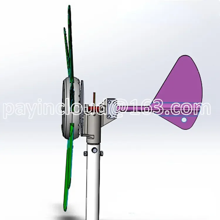 Wind Turbines Are Used for Outdoor Power Generation Fans with Circuit Lights, Roofs, High-power Power Generation Fans