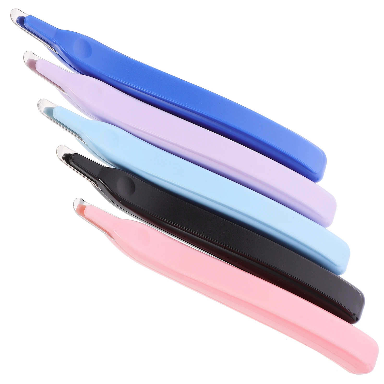 

5 Pcs Pen Type Staple Remover Universal Mini Ergonomic Nail Puller Heavy Duty Office Supply Blue Purple