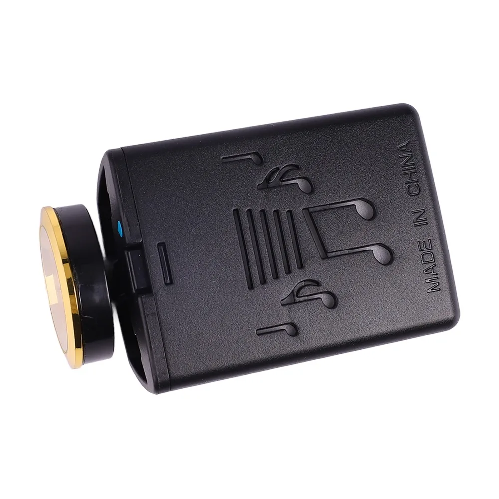 Polymer Housing Guitar Humidifier Hygrometer Mini Size Black And Gold Acoustic Guitar Humidifier Portable Design