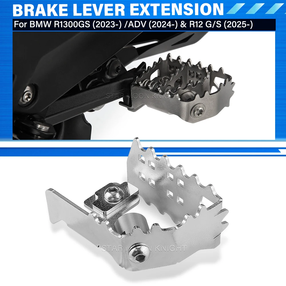 For BMW R 1300 GS ADV GS1300 R1300GS R12 G/S Motorcycle Rear Foot Brake Pedal Lever Enlarge Extension Footrest Pad Extender