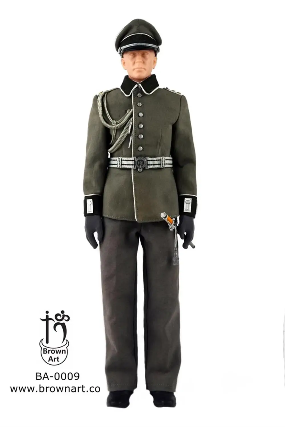 1/6 BROWN ART BA-0009A BA-0009B General Soldier M35 Dress Suit Caps Belt No Body No Head For Accessories For 12" Action Figure