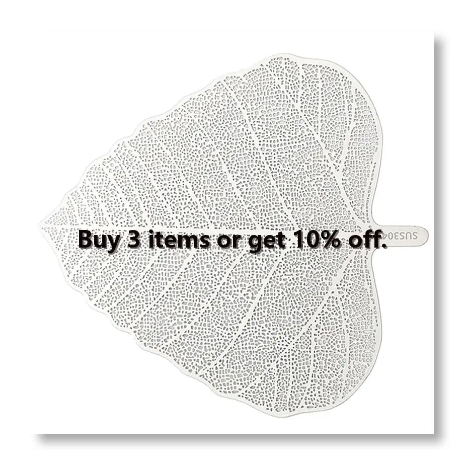 ✼New Stainless Steel Handmade Leaf Shape Tea Strainer, Tea Infuser , Tea Filter, Perfect for Loose Leaf Tea (Silver)