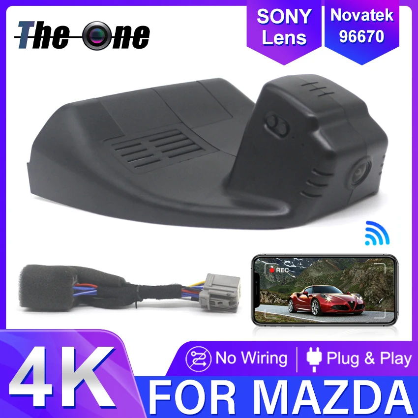 

Car DVR for Mazda CX-30 CX-50 CX30 CX50 EV 2022 2021 2020 Plug and Play 4K Dash Cam Camera Video Recorder Hidden DashCam