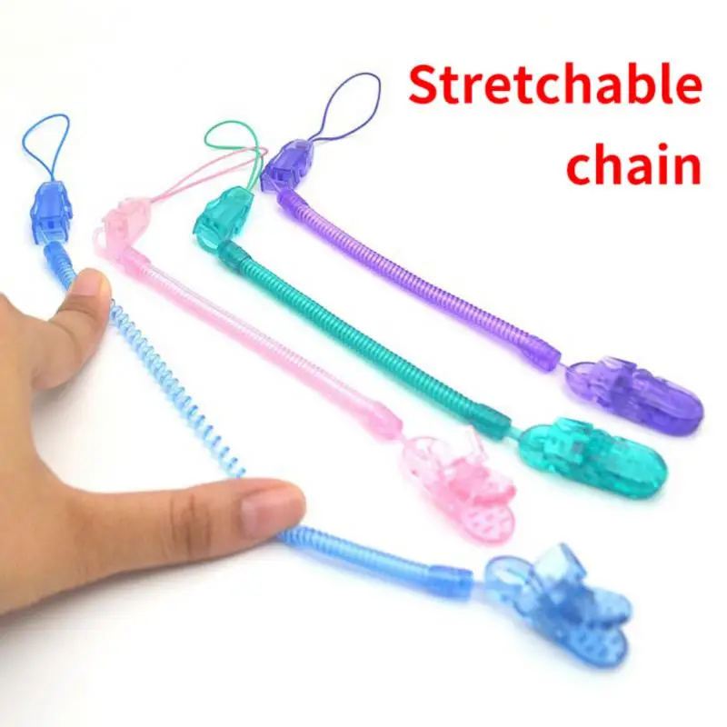 New Baby Boys Girls Soother Nipple Anti-drop Chain Pacifier Clips Chain And Box Infant Nipple Holder Dummy Clip Baby Accessories