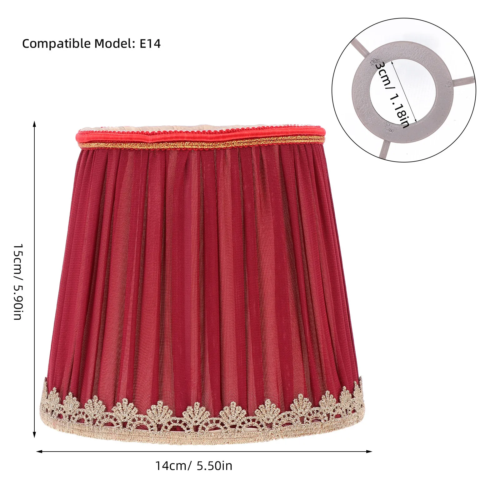 1Pcs Cloth Lampshade Simple Decorative Protective Cover for Ceiling Wall Hanging Bedside Lamp Home Lamp Decoration