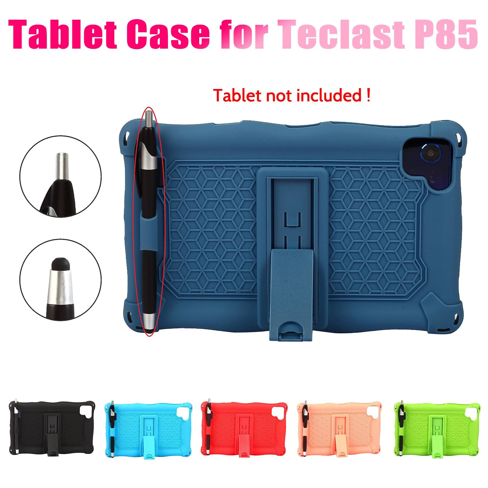 For Teclast P85 Silicone Case 8 Inch Tablet Case Tablet Stand Protective Case for Telcast P85 Case with