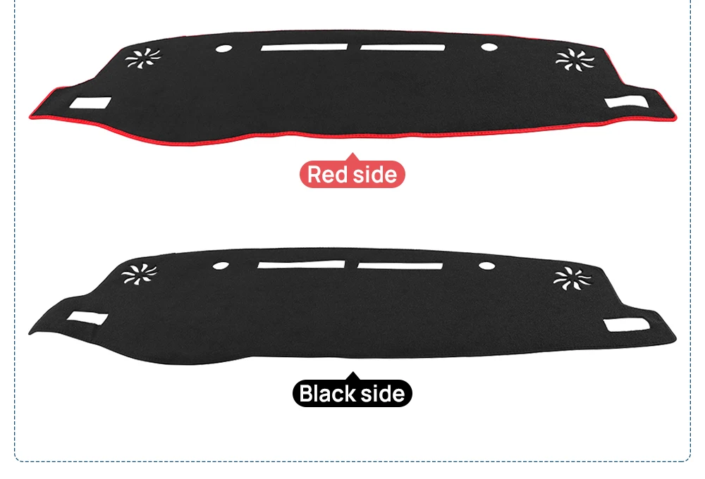 Für Toyota Yaris Ativ 2019 2020 2021 2022 2023 2024 Auto Dashboard Abdeckung Vermeiden Licht Pad Sonnenschutz Anti-Uv teppiche Nicht-Slip Matten – Detail 5