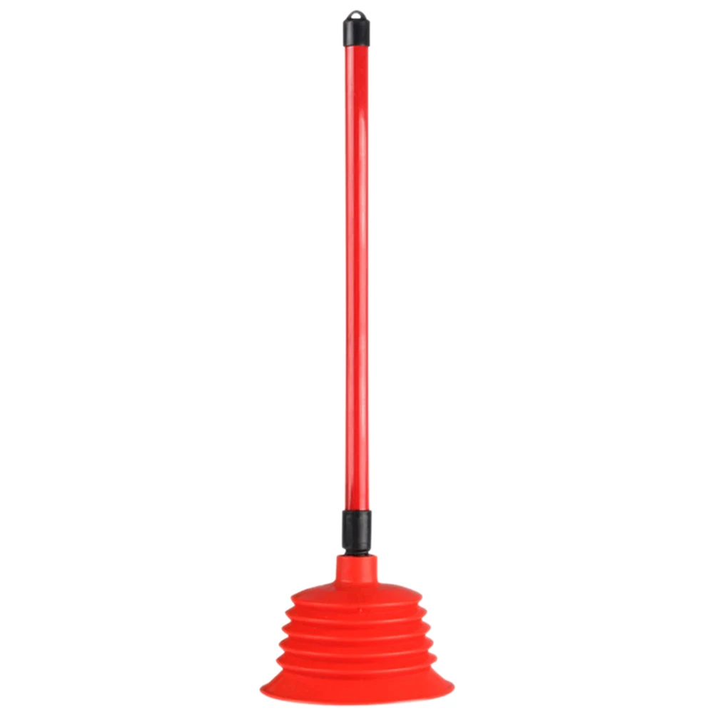 

1pcs Strong Suction Toilet Plunger Heavy Duty Unclogging Tool Bathroom Cleaning Supply Drain Home Hotel Dormitory Use