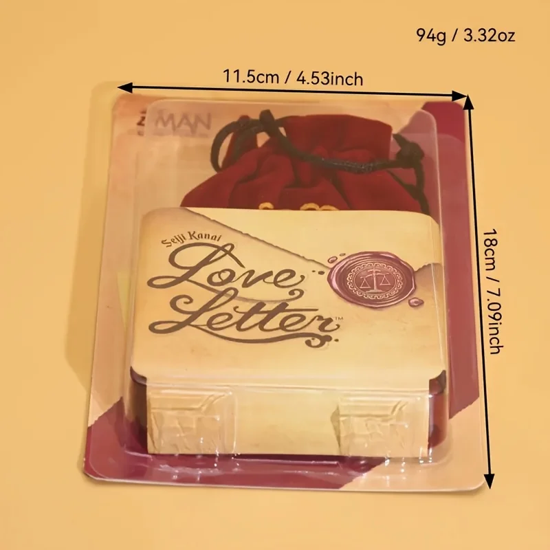 Kaartspel met liefdesbrief - Renaissancestrategie en aftrek voor 2-6 spelers