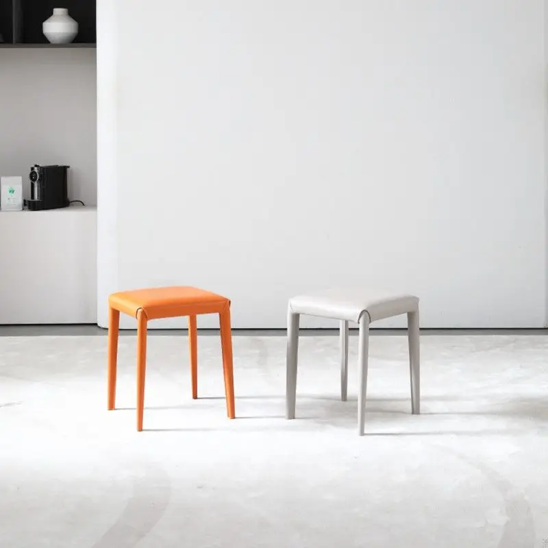 Square Small Dining Table Stool Room Chairs Bench Portable Dining Stool American Kitchen Banco Plegable Portatil Furniture