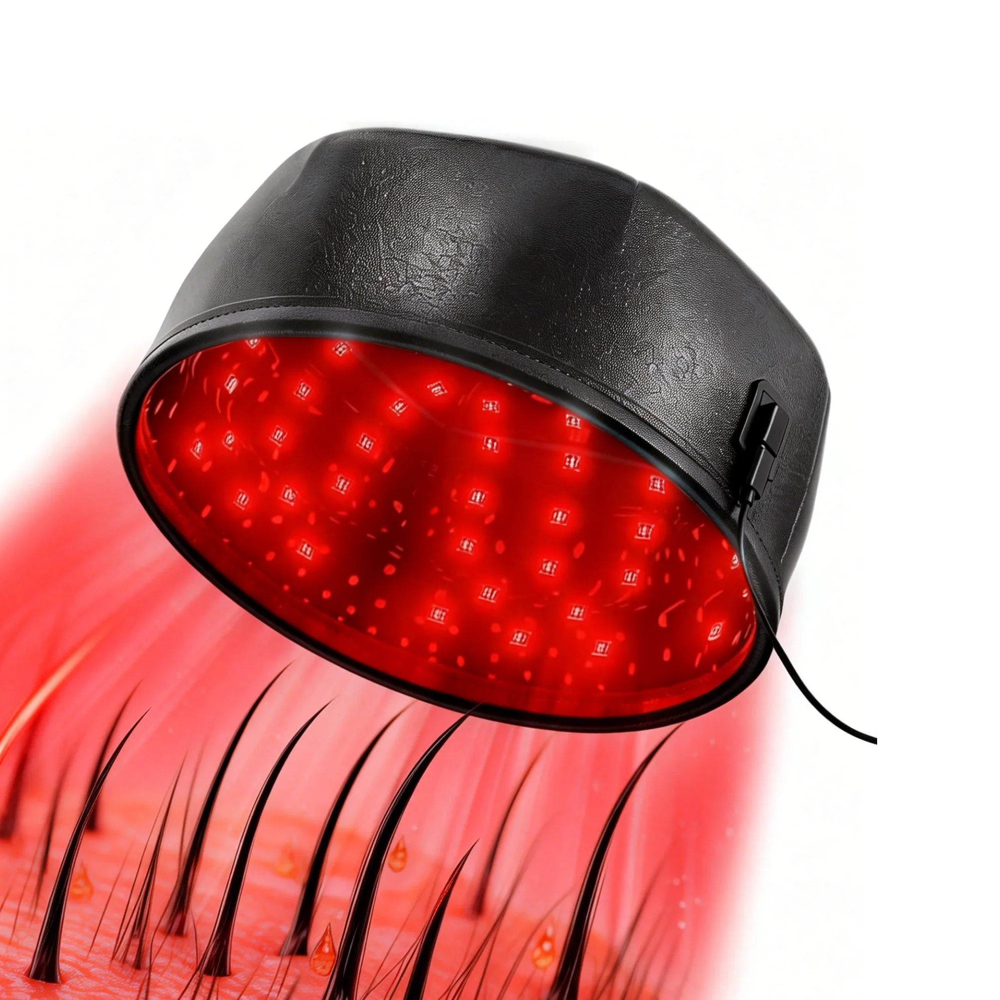 

120 Diodes Hair Growth Cap 850nm 660nm Red Light Therapy Cap for Hair Regrowth Anti Hair Loss Relax Scalp Hair Care Hat