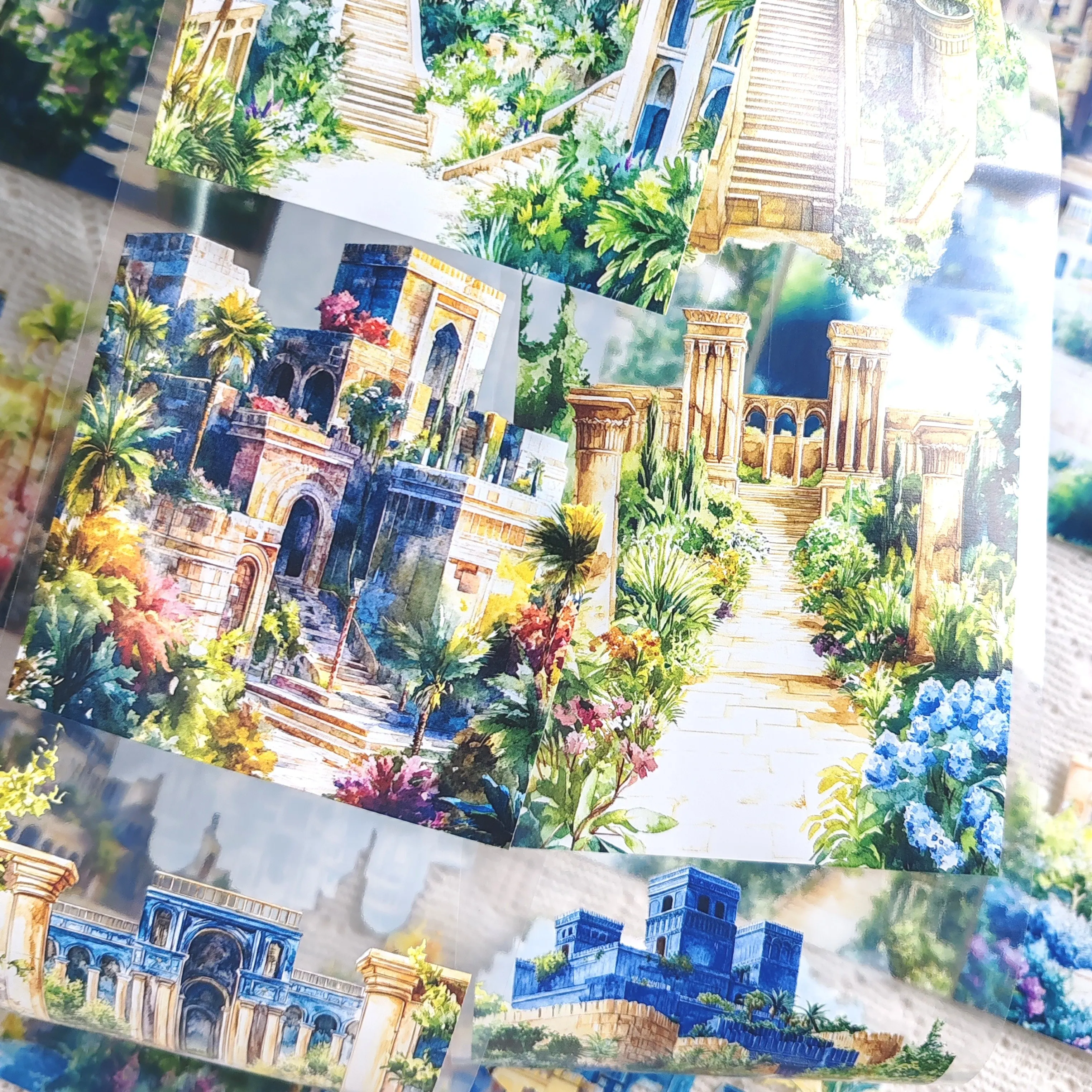 

Декоративная лента для творчества: коллаж «Подвесные сады древнего города Вавилон», ландшафтный дизайн