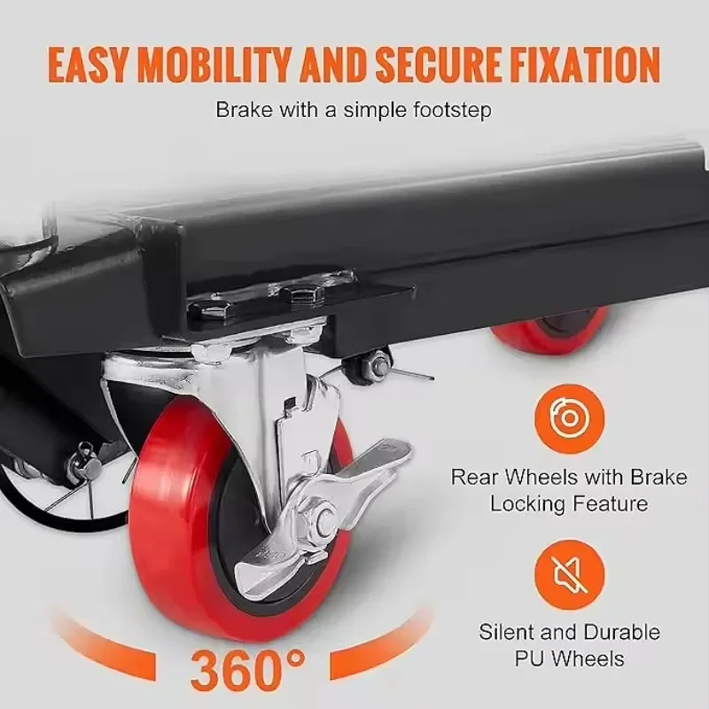 Electric lifting horse stool Hydraulic platform truck Trolley Scissor type Workbench Small Bricklaying Interior decoration