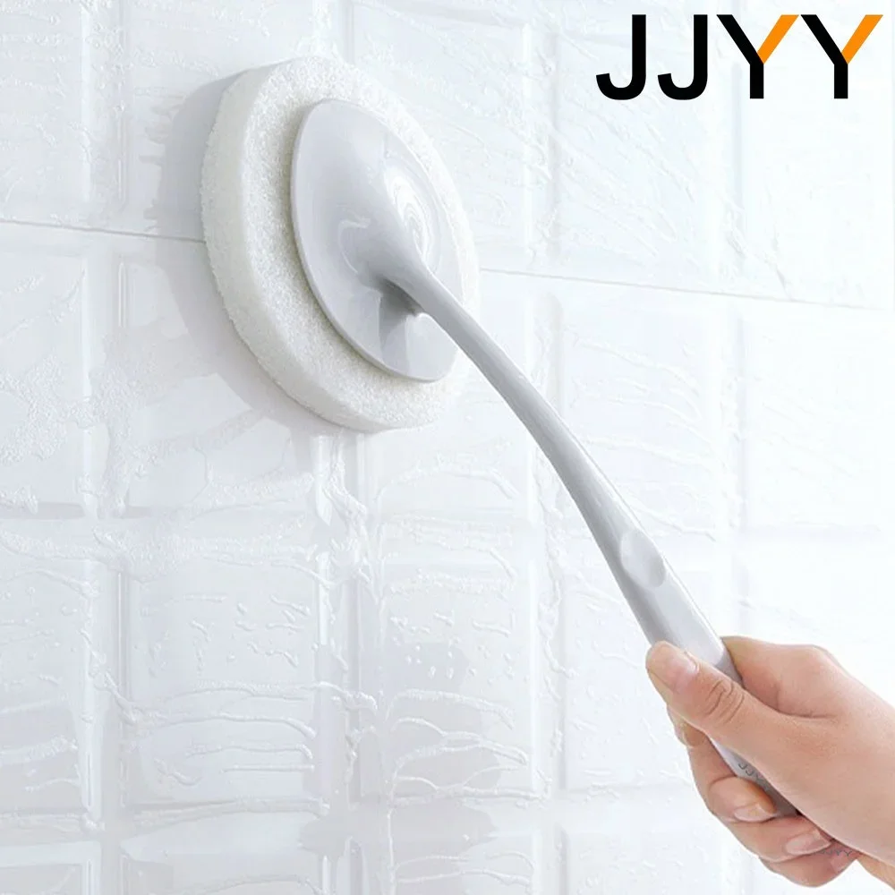 

JJYY Portable Toilet Brush Multifunction Sponge Long Handle Bathtub Floor Home Cleaning Bathroom Stonego Cleaning Brush