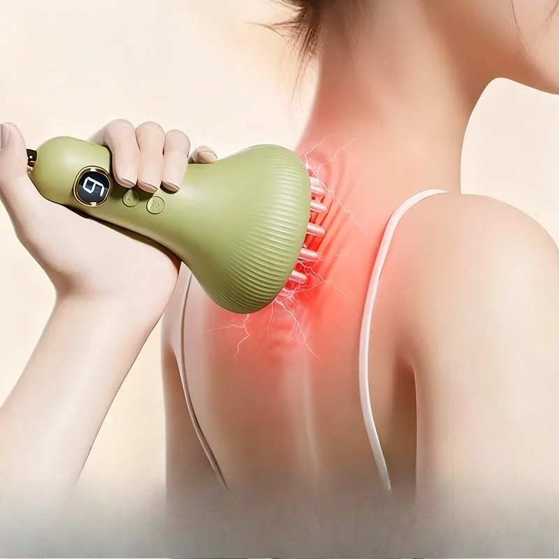 Rechargeable Electric Scraping Massage Brush Portable Multifunctional Body Massager
