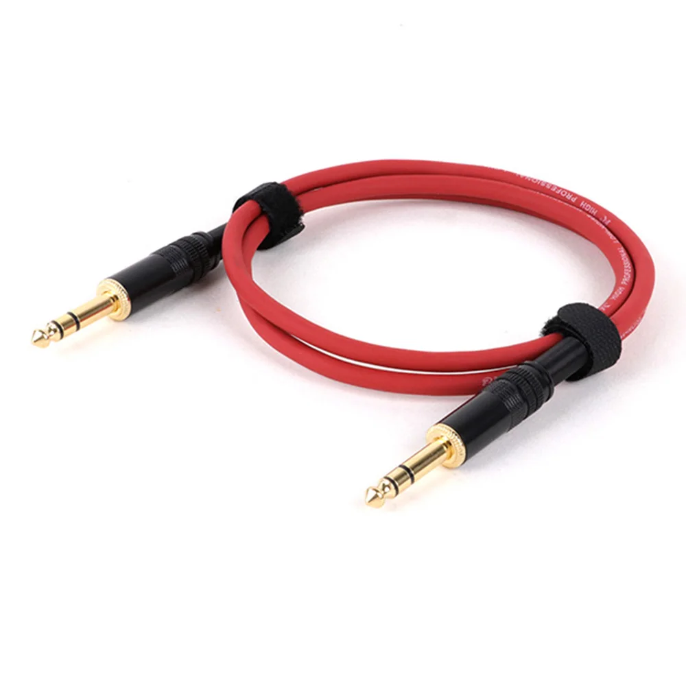 1/4 Inch TS/TRS Instrument Cable,6.35mm to 6.35mm Mono/Stereo Audio Cord Male to Male for Electric Guitar,Keyboard,Mixer,Speaker