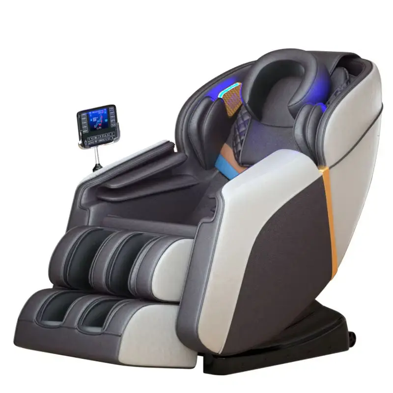 Foldable Recliner Massage Chair With PU Leather And Zero Gravity Feature For Home Wellness And Relaxation
