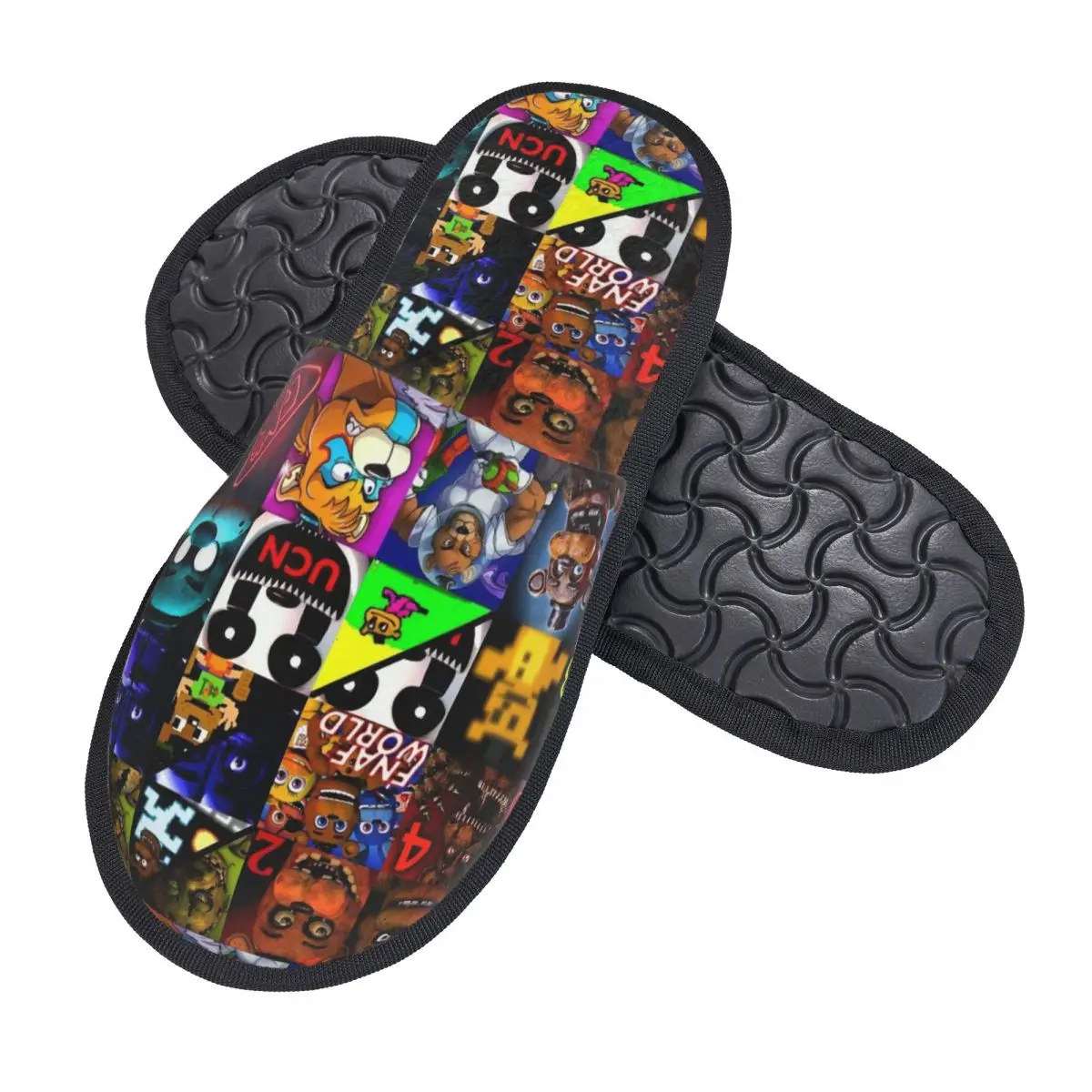 FNAF Game Straight Men Women Furry slippers,fashion pantoufle homme Home slippers