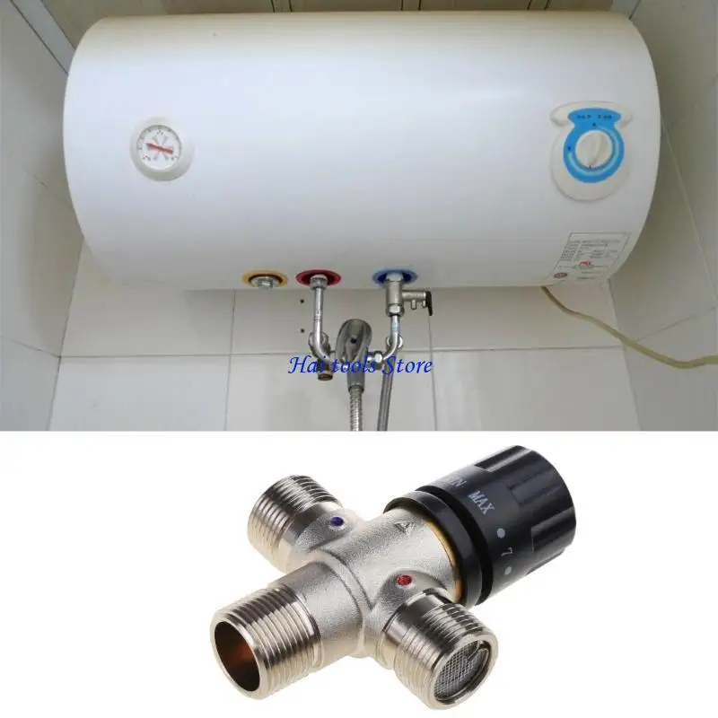 X37E 3/4" DN20 Wassermischung für Ventil, thermostatische Mischung für Ventil, Heiß-Kaltwasser-Mischung für Ventil, Messing für – Detail 9