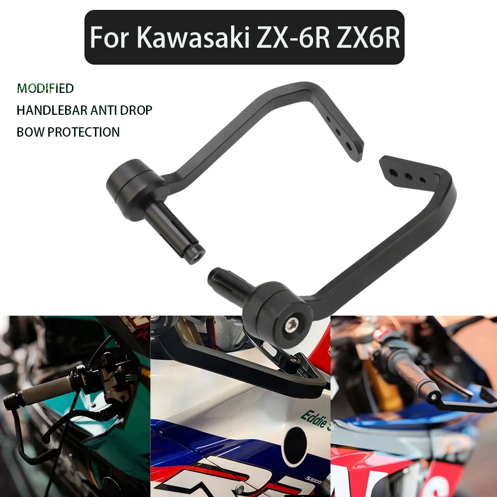 

For Kawasaki ZX-6R ZX6R Handle cover motorcycle CNC aluminum handlebar grips brake clutch levers guard protector