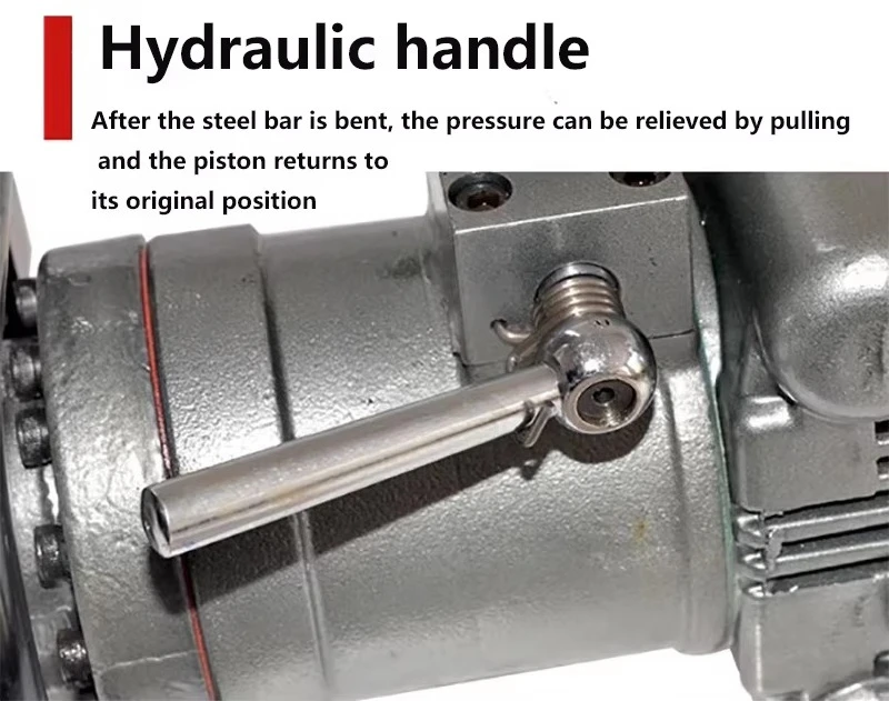 La Cina esporta la tagliatrice idraulica a taglio dell'acciaio ad alta velocità della taglierina elettrica tenuta in mano della barra d'acciaio