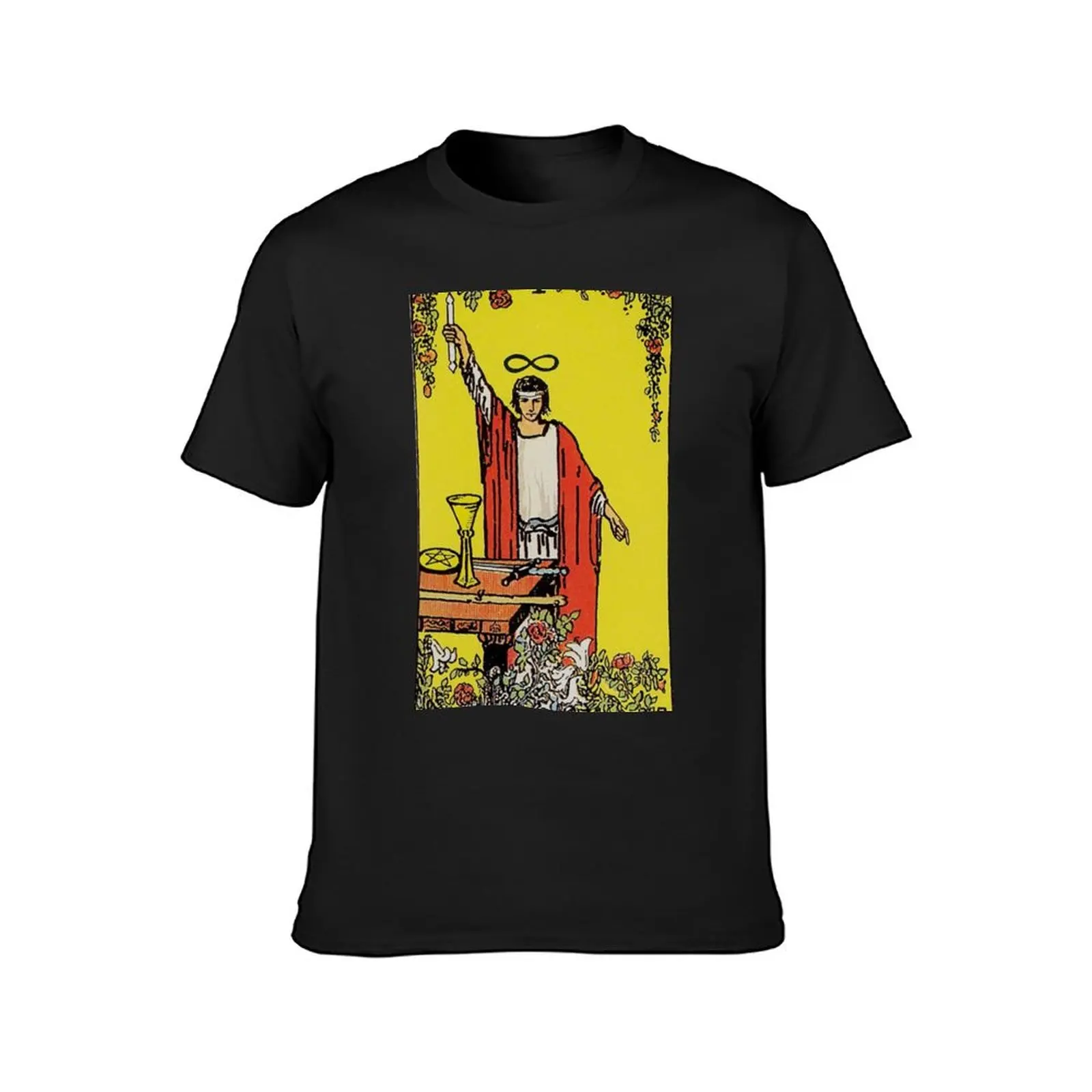 The Magician Tarot T-Shirt anime sweat mens white t shirts