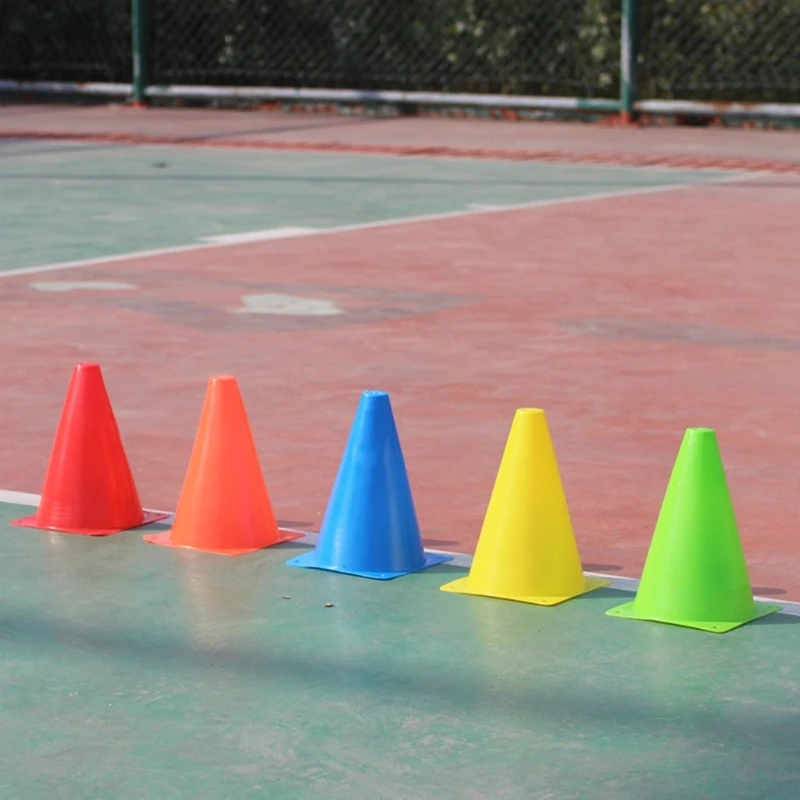 5Pcs Soccer Training Cone Field Marker Holder 7cm Football Traffic Marker Cones Set for Soccer Football Rollers Skating