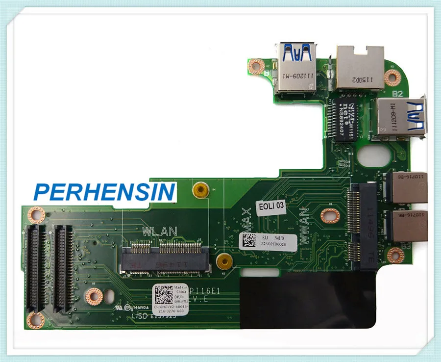 0HGYV2 New Genuine FOR Dell Inspiron 14R N4110 Audio USB Ethernet LAN Board HGYV2 100% Perfect Work