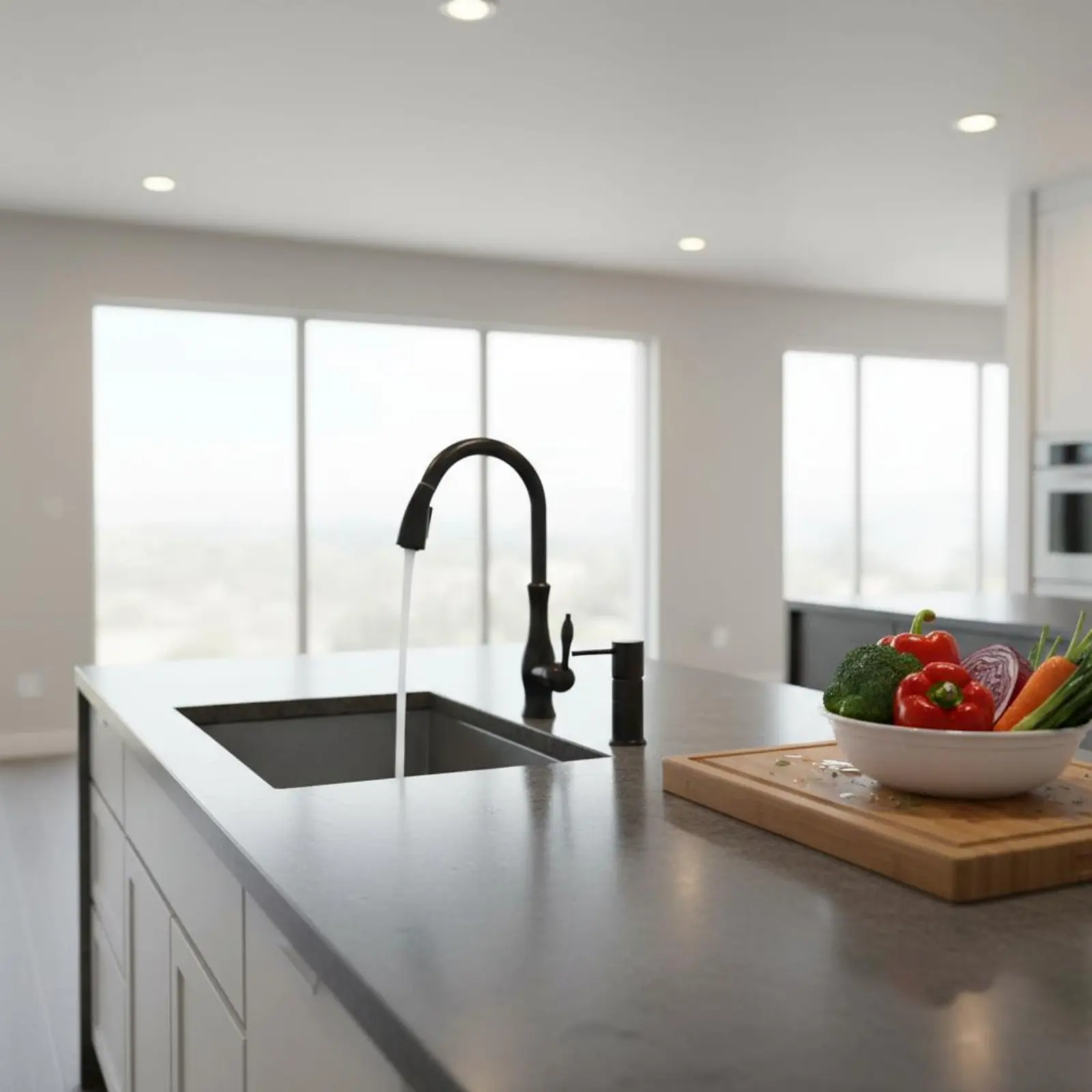 

Выдвижной кухонный смеситель из прочной латуни с водостойкой многофункциональной распылительной насадкой для автодомов