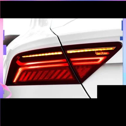 

For Audi a7 2012-18 tail light half assembly cover no led rear bumper fog lamp brake reversing lights car accessories